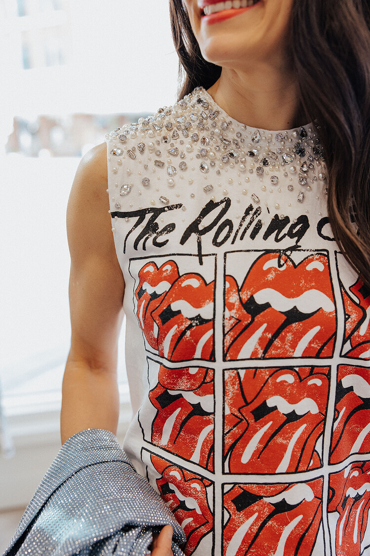 ALICE + OLIVIA MICAH MUSCLE TANK