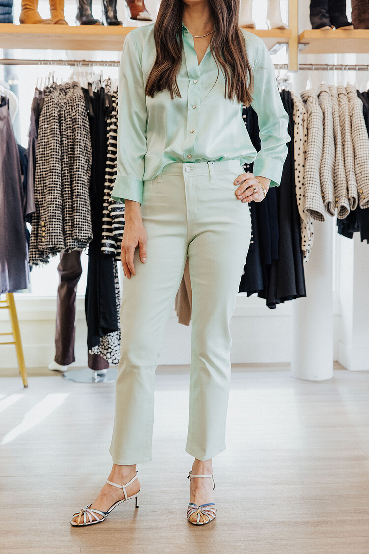 L'AGENCE TATI COATED CROP MICRO BOOT