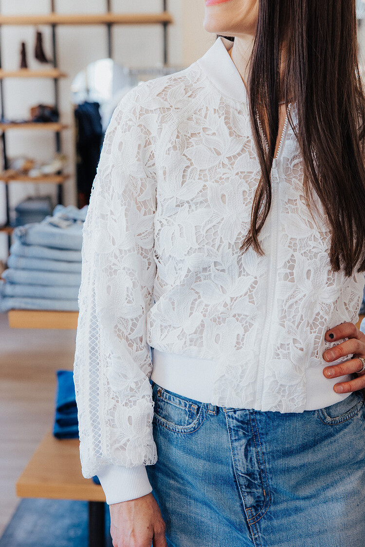 MOUSSY DENIM PUTNAM SIDE DESIGN SKIRT- final sake