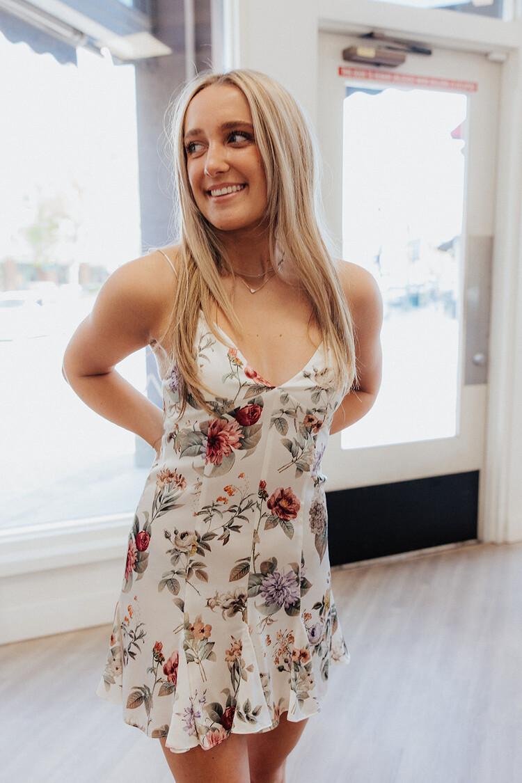 ALICE + OLIVIA JULIETTA SLIP MINI DRESS- final sale