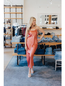 VINCE MAXI BIAS SLIP DRESS