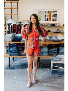 FARM RIO SWEET BLOOM BOUQUET ROMPER