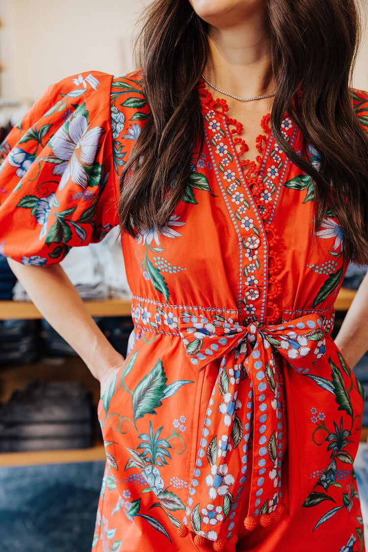 FARM RIO SWEET BLOOM BOUQUET ROMPER