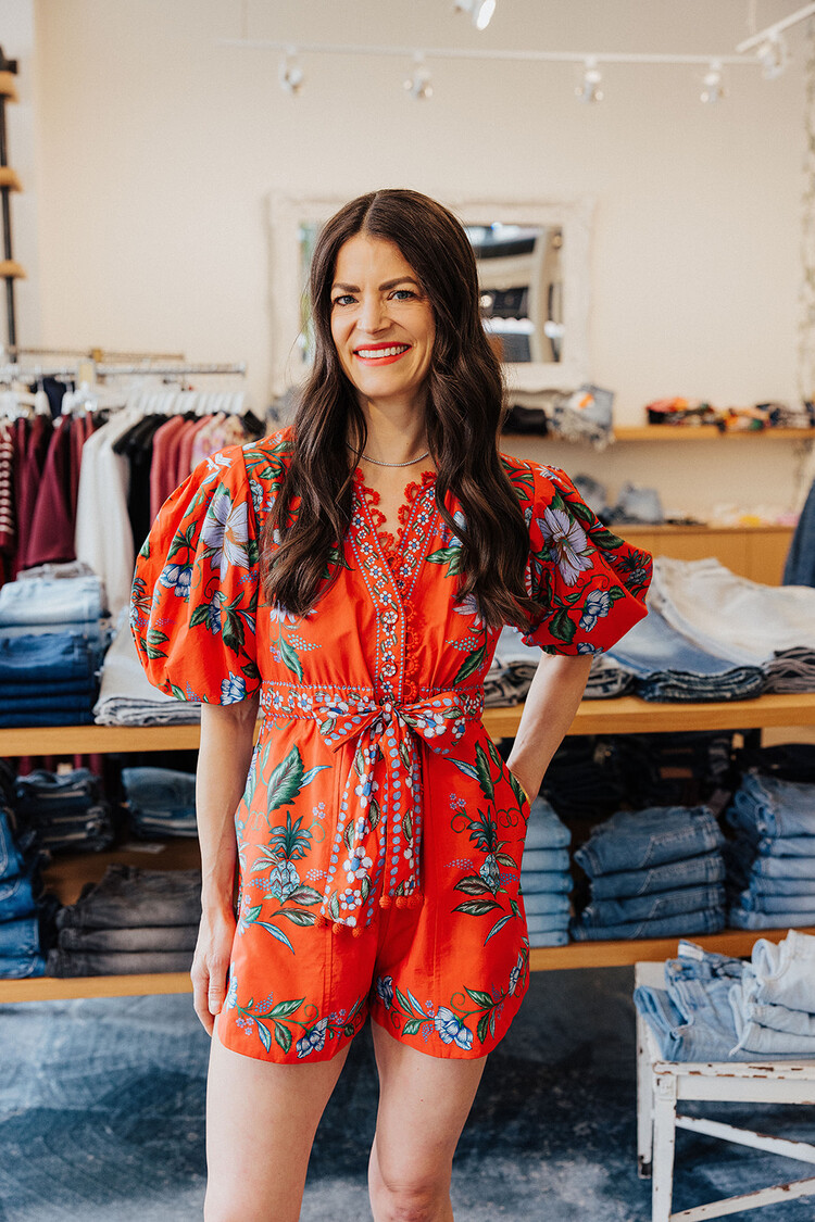 FARM RIO SWEET BLOOM BOUQUET ROMPER