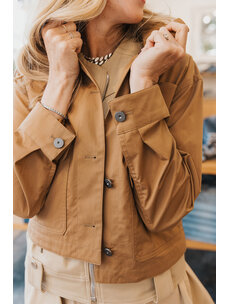 THEORY CROP WORK JACKET