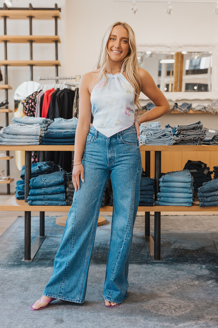 MOTHER DENIM THE LEMON TWIST SNEAK