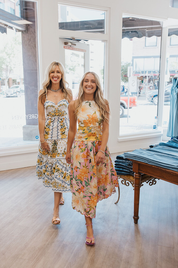 FARM RIO GUARAGARDEN MIDI DRESS