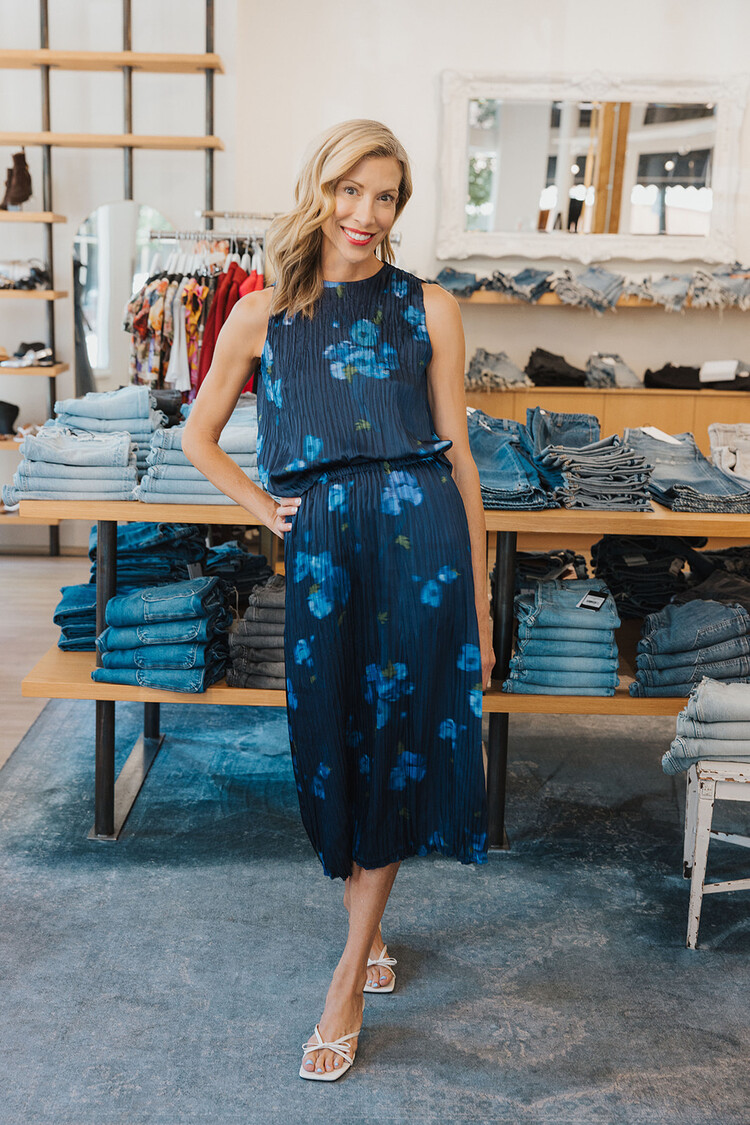 VINCE  POPPY BLUR CRUSHED SHELL