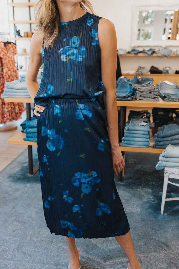 VINCE  POPPY BLUR CRUSHED SHELL