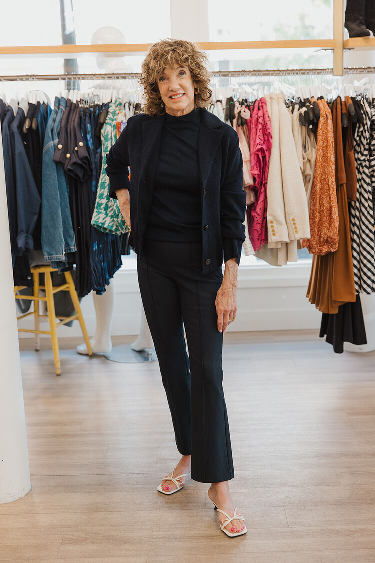 VINCE  LAPEL BUTTON CARDIGAN