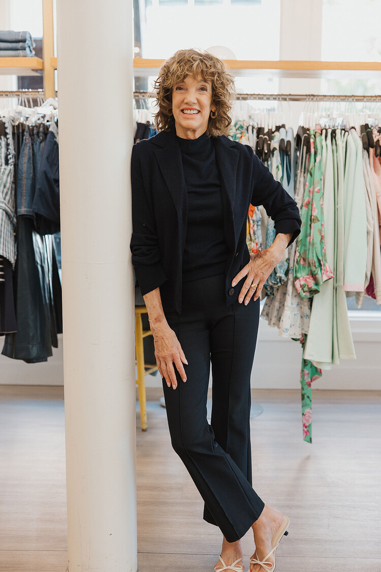 VINCE  LAPEL BUTTON CARDIGAN