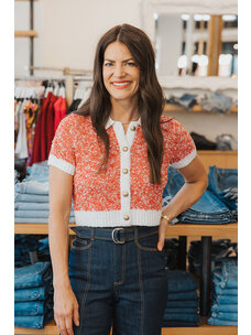 CINQ À SEPT ADALEE CROPPED CARDIGAN- final sale