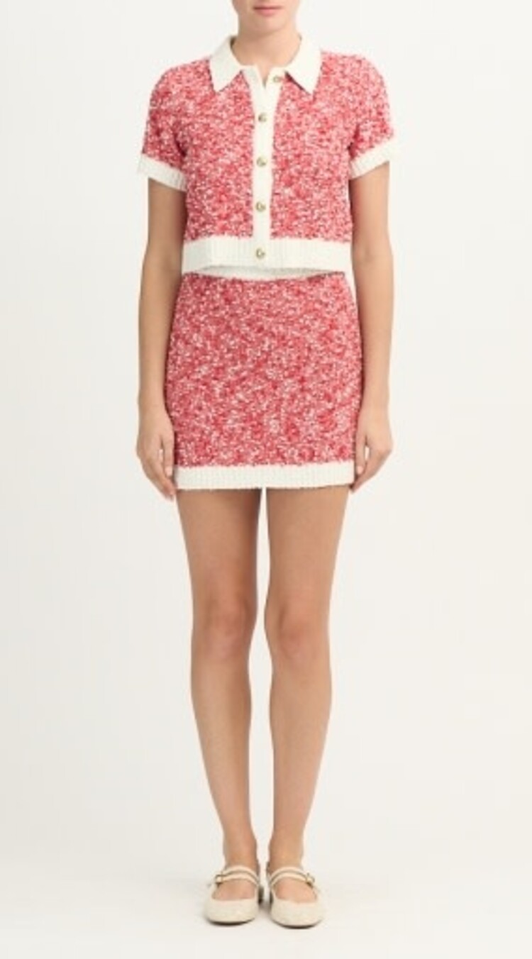 CINQ À SEPT ADALEE CROPPED CARDIGAN