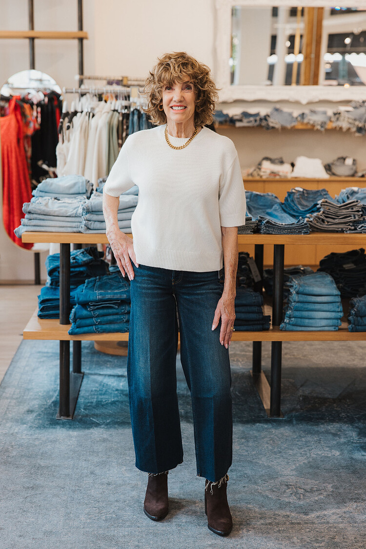 RE/DONE RE/DONE HIGH RISE WIDE LEG CROP