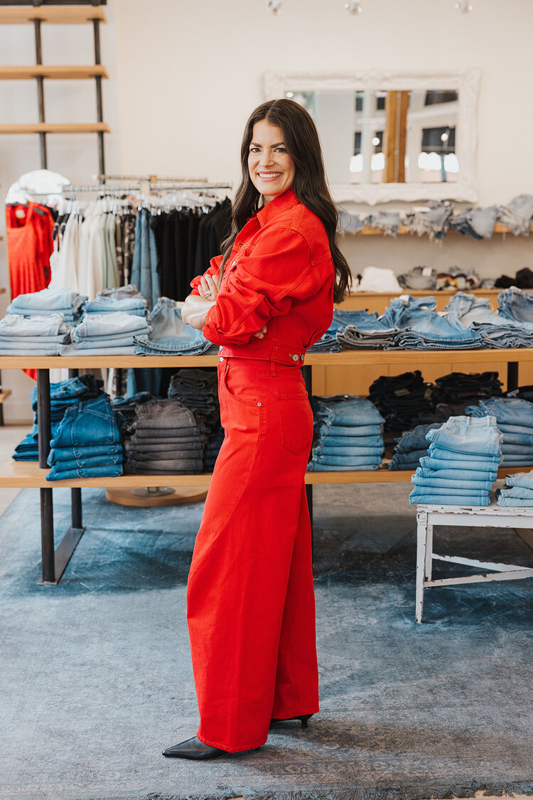 AGOLDE RADLEY JACKET IN TOMATO