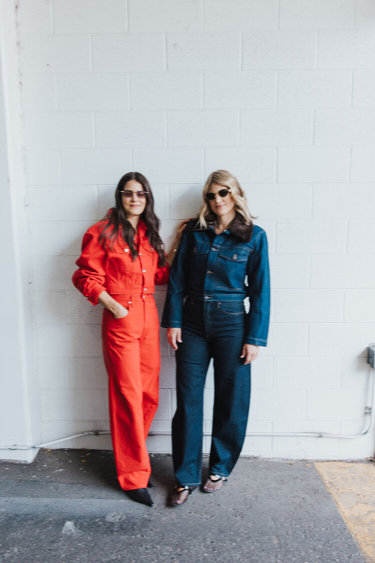 AGOLDE  TWIST JEAN IN TOMATO