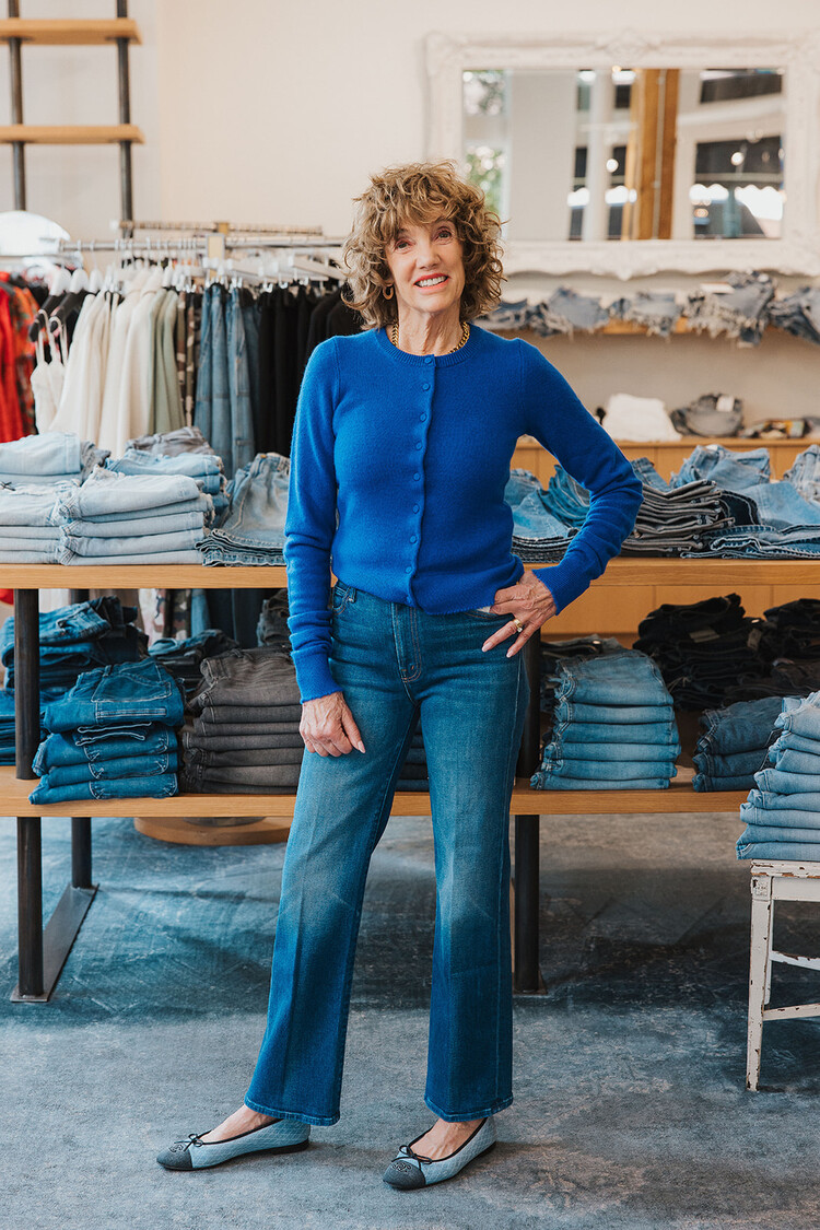 RE/DONE CASHMERE CREWNECK CARDIGAN