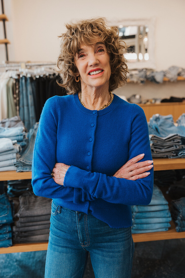 RE/DONE CASHMERE CREWNECK CARDIGAN