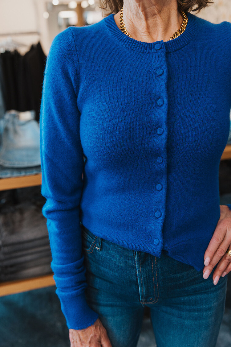 RE/DONE CASHMERE CREWNECK CARDIGAN