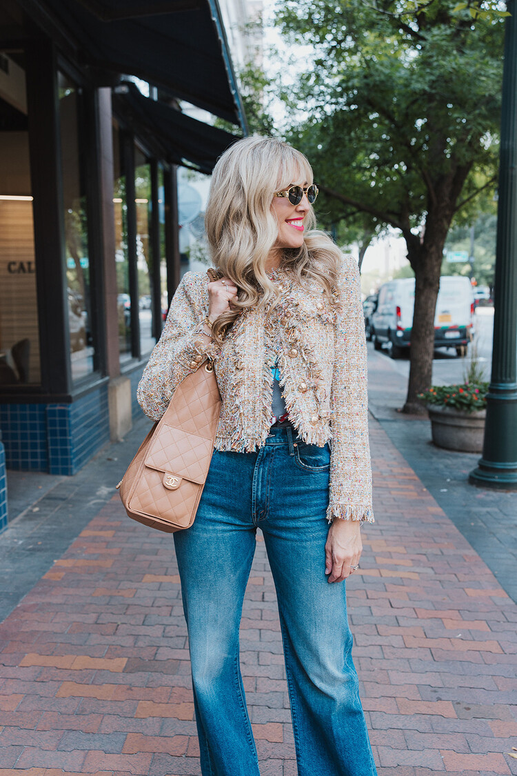 CINQ À SEPT ADELINE BOUCLE CLARISE JACKET