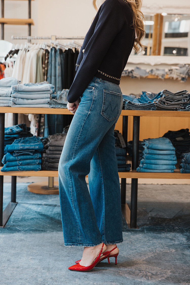 MOTHER DENIM  LASSO SNEAK