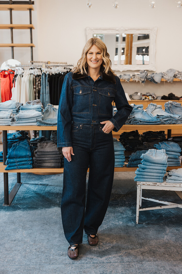 AGOLDE LUNA PIECED JEAN