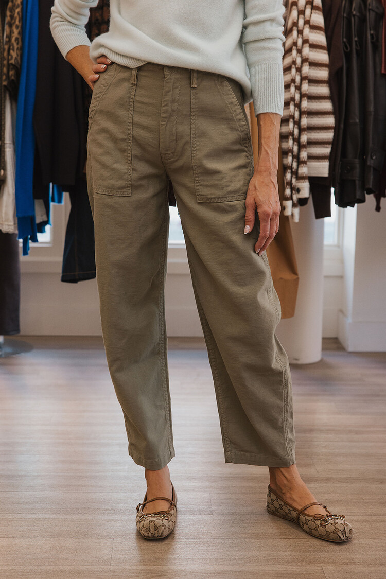 MOTHER DENIM  FANGIRL FATIGUE FLOOD