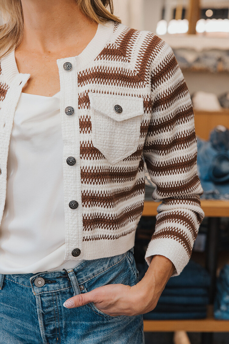 CINQ À SEPT SUKI RAGLAN COMBO CARDIGAN