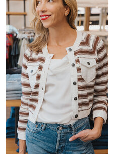 CINQ À SEPT SUKI RAGLAN COMBO CARDIGAN