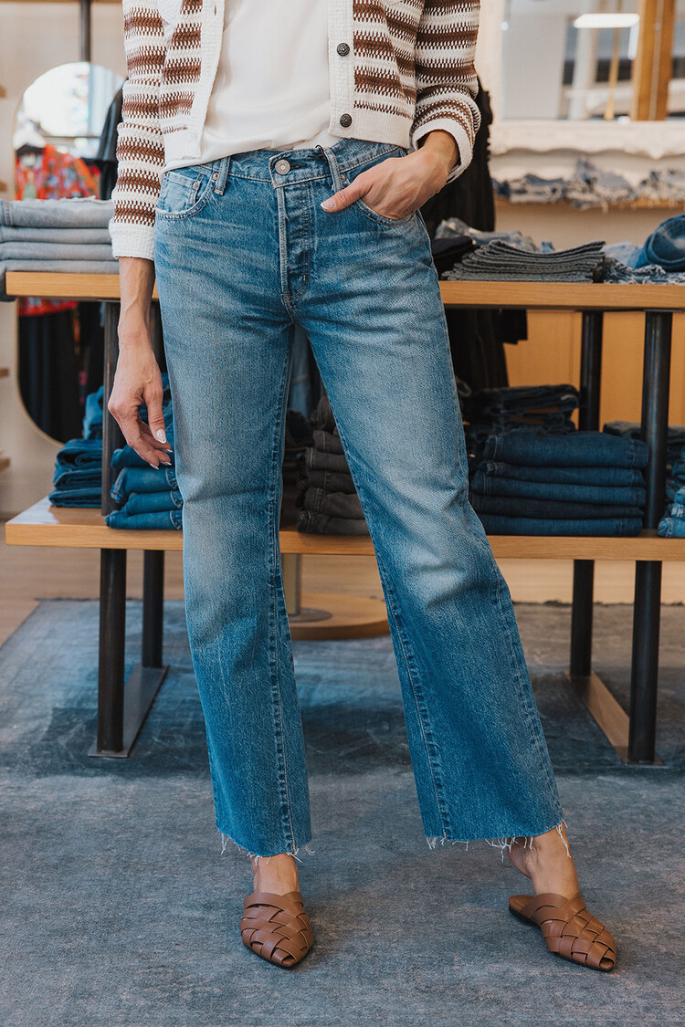 MOUSSY DENIM  ATLANTIS FLARE JEAN