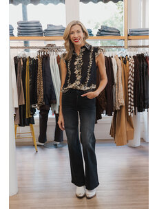 MOTHER DENIM HUSTLER ROLLER SNEAK