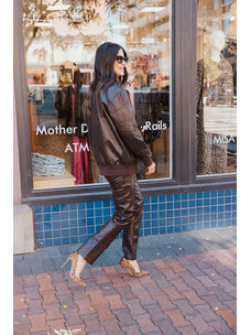 ANINE BING BRUNO RECYCLED LEATHER PANT
