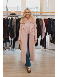 LOVESHACKFANCY CHAR COAT