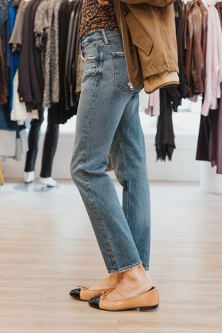 MOUSSY DENIM  ENSLEY SLIM STRAIGHT JEAN