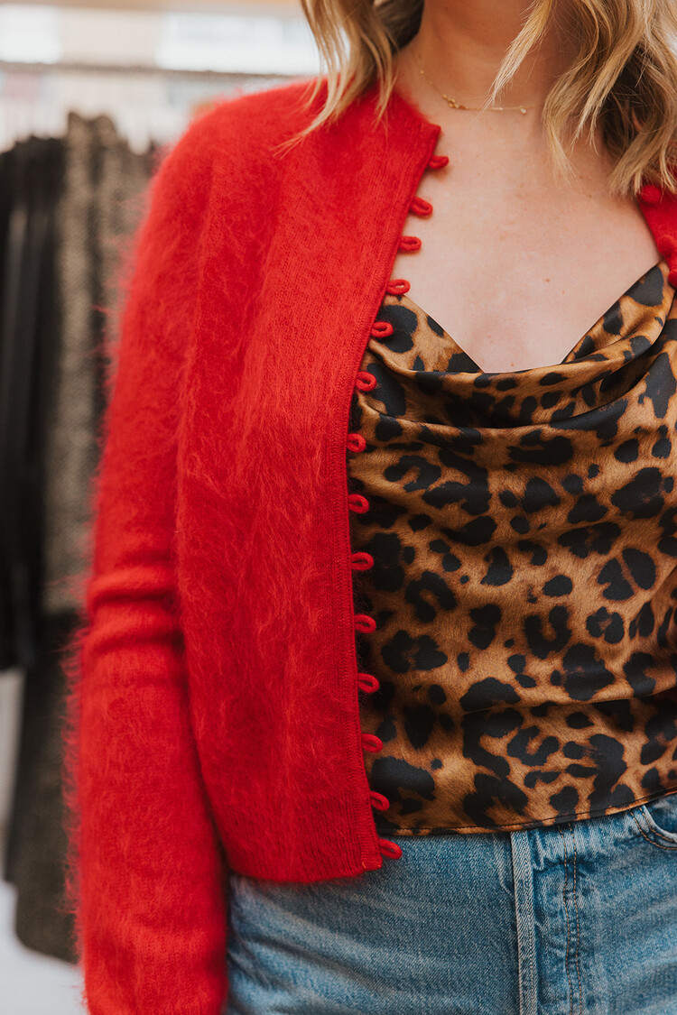 RAG & BONE JADA BRSUHED CASHMERE CARDI