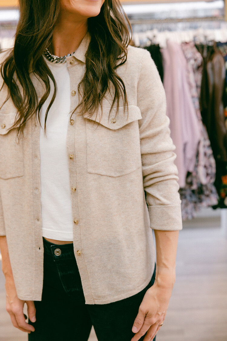 VERONICA BEARD AYTON KNIT TOP