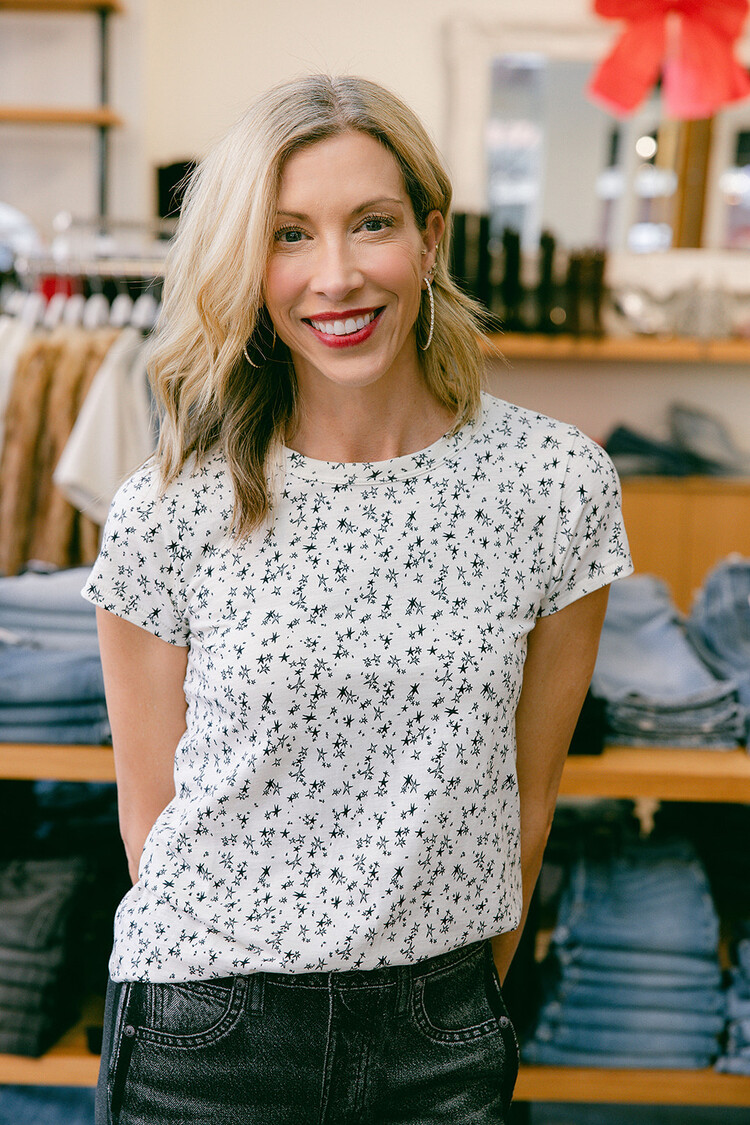 RAG & BONE ALL OVER STARS TEE