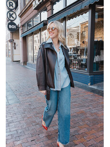 VINCE STRIPE BUTTON DOWN SHIRT