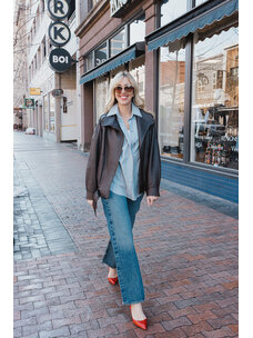 VINCE LEATHER OVERSIZED BIKER JACKET