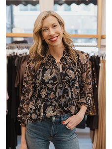 VERONICA BEARD HICKORY BLOUSE