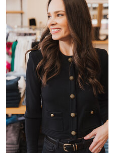 L'AGENCE PATSY CROP CREW CARDI