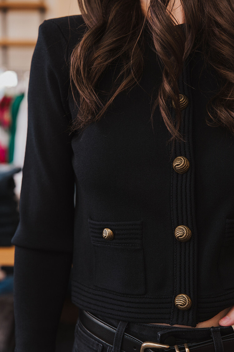 L'AGENCE  PATSY CROP CREW CARDI