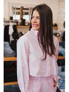 SIMKHAI RENATA CROPPED SHIRT