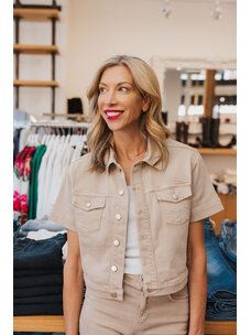 L'AGENCE KIRSTIE S/S CROP JACKET