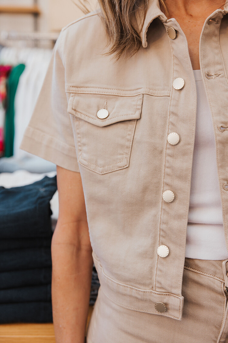 L'AGENCE  KIRSTIE S/S CROP JACKET