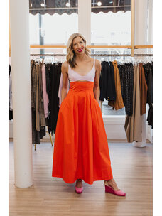 SIMKHAI MADDY COTTON MIDI DRESS