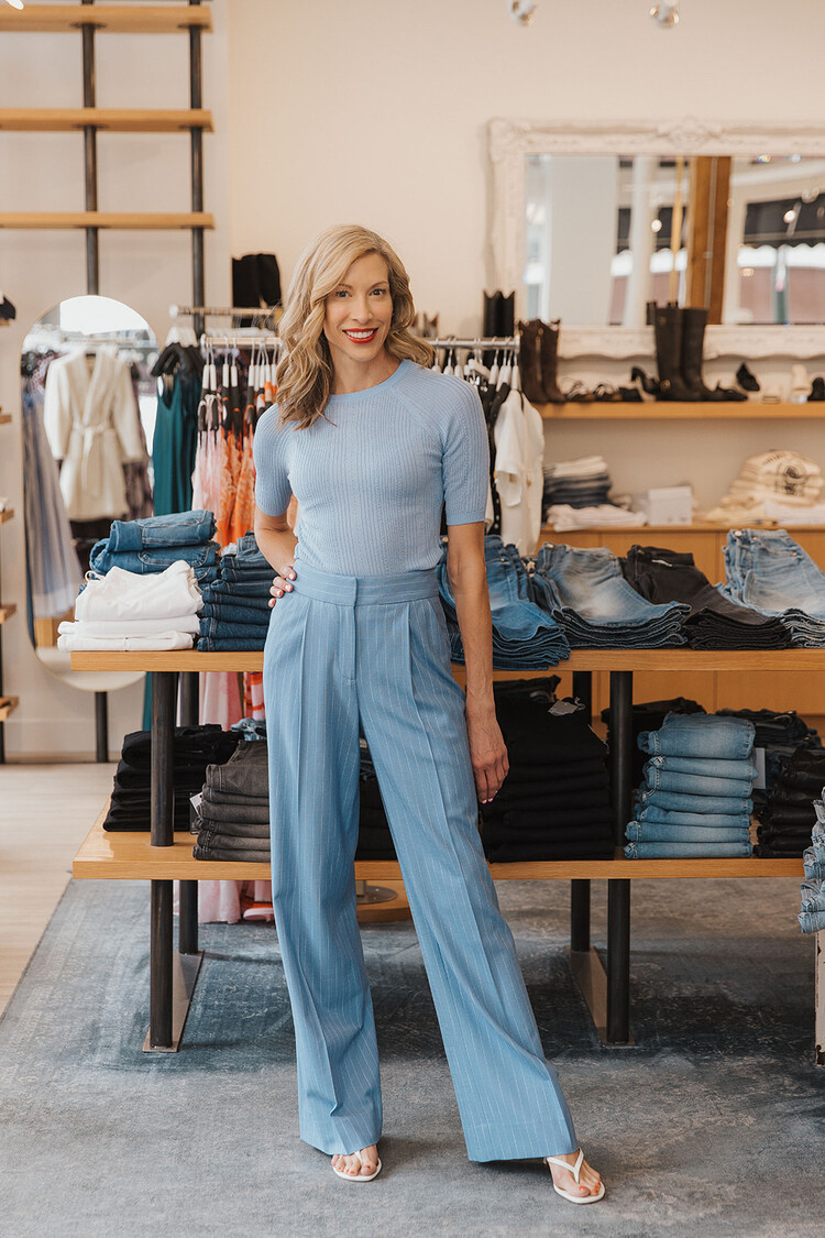 VERONICA BEARD HEYSER WIDE LEG PANT