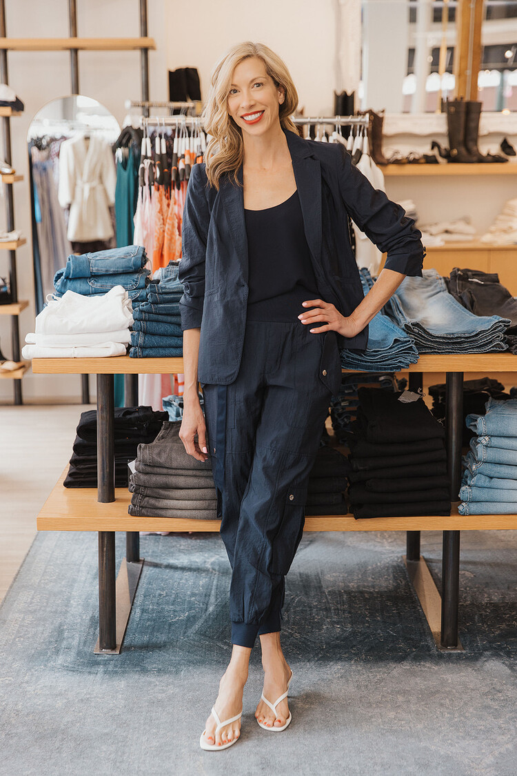 CINQ À SEPT  TUMBLED KHLOE BLAZER