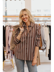 RAG & BONE CONNIE STRIPE SHIRT