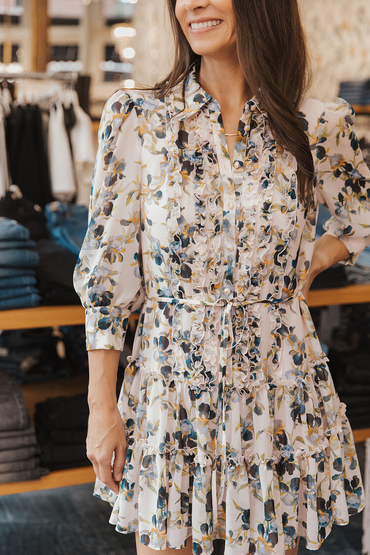 CINQ À SEPT TRAILING IRIS RHYS DRESS